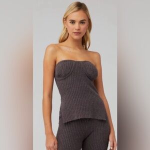 4th & Reckless Liria Top in Grey Size Medium NWT